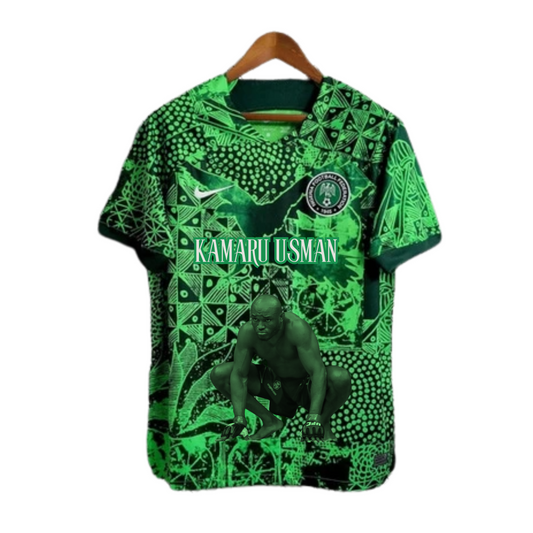 Kamaru The Nigerian Nightmare Usman x Nigeria Jersey
